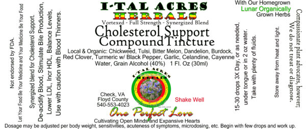 cholesterol support tincture